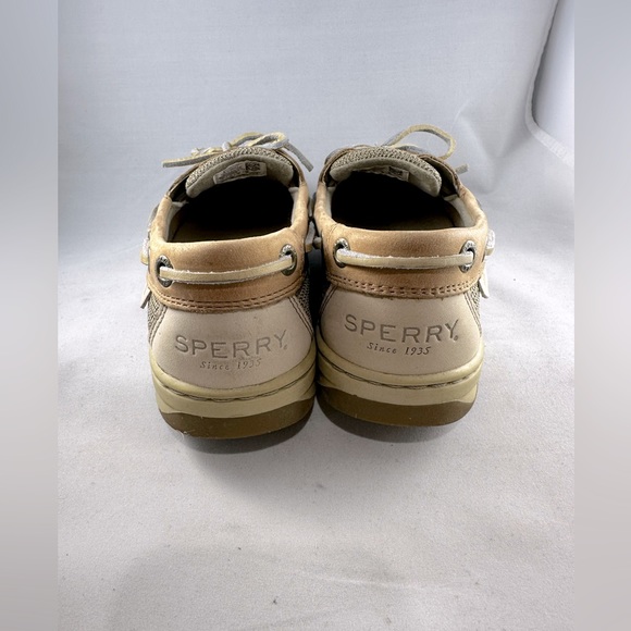 💚 - SPERRY TOP SIDER ANGELFISH WOMEN’S SIZE 6. TAN - Picture 3 of 7